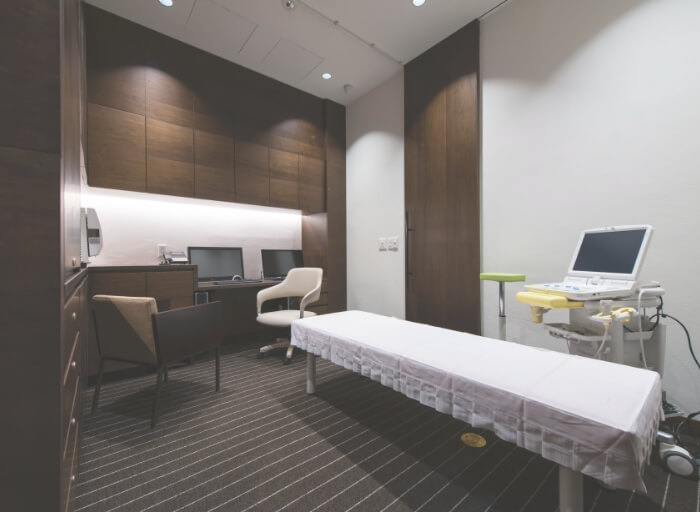 Dr.KAKUKO Sports Clinicの診察室